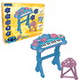 LEXIBOOK Keyboard Électronique avec Microphone Stitch K707D pour Enfants 3 Ans + - Lumières Multicolores, Effets Sonores (Piano, Violon, Guitare, Saxophone), Haut-parleur Intégré