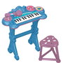 LEXIBOOK Keyboard Électronique avec Microphone Stitch K707D pour Enfants 3 Ans + - Lumières Multicolores, Effets Sonores (Piano, Violon, Guitare, Saxophone), Haut-parleur Intégré