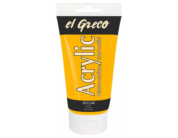 Kreul Pintura acrílica el Greco Oro Gold 150ml Kreul Pintura acrílica el Greco Oro Gold 150ml