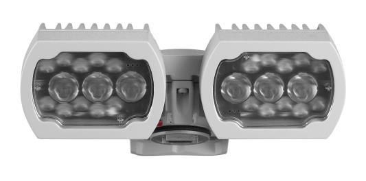 Iqsight IQSIGHT Illuminator gris avec lumière infrarouge et blanche Iqsight IQSIGHT Illuminator gris avec lumière infrarouge et blanche