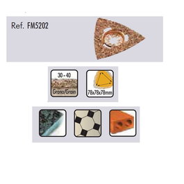 DUVER FM5202 - Lame oscillante Delta pour métaux durs, 78 mm