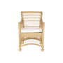 Fauteuil DKD Home Decor Blanc Naturel 56 x 63 x 86 cm