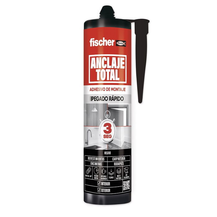 Fischer Colle Turbo Anclaje Total Noir 290ml Fischer Colle Turbo Anclaje Total Noir 290ml