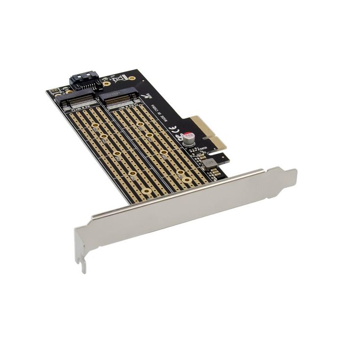 MicroConnect Adaptateur SSD NVMe M.2 PCIe x4 B&M Key