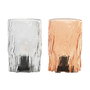 Décoration lumineuse Home ESPRIT Verre Urbaine 10 x 10 x 16 cm (2 Unités)