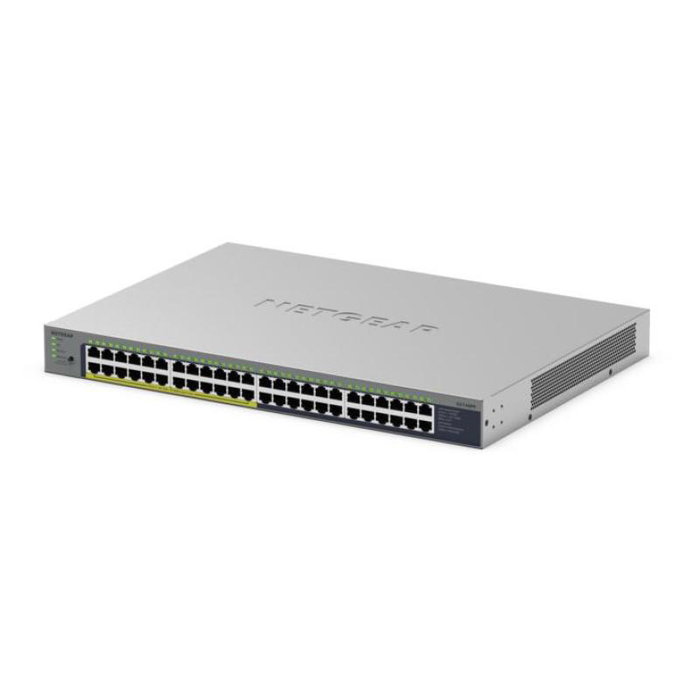 Netgear GS748PP-100EUS Switch réseau 48 ports Gigabit PoE+ avec 4 ports SFP 740W, alimentation interne