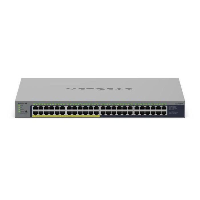 Netgear GS748PP-100EUS Switch réseau 48 ports Gigabit PoE+ avec 4 ports SFP 740W, alimentation interne