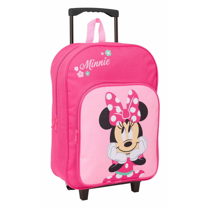 Cartable à roulettes Minnie Mouse Rose 32 x 42 x 14 cm