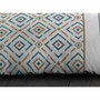 Home Linge Passion Parure de couette Ethno Bleu canard 140x200 cm