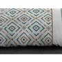 HOME LINGE PASSION - Parure de couette 1 personne en microfibre - Housse 140x200 cm + Taie d'oreiller 63x63 cm - Bleu canard