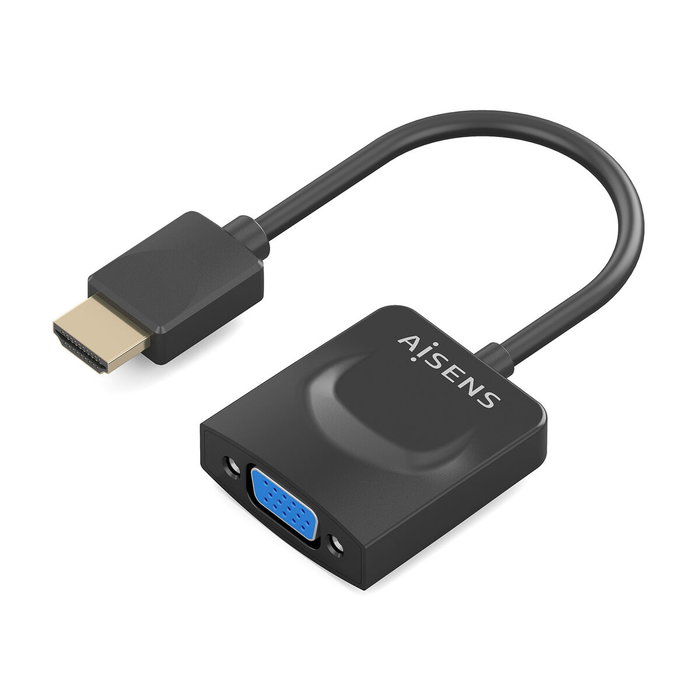 Adaptateur HDMI vers SVGA avec Audio Aisens A122-0947 Noir 15 cm