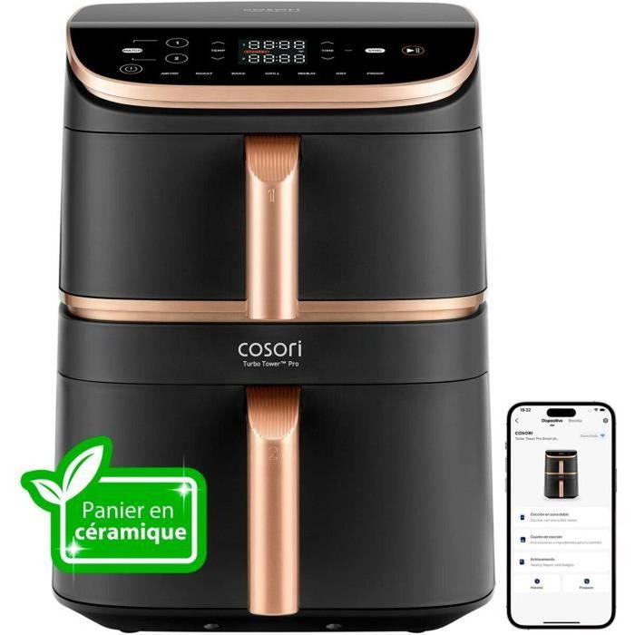Cosori Turbo Tower Pro Smart Chef Edition Noir Cosori Turbo Tower Pro Smart Chef Edition Noir