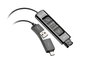 HP Adaptateur Poly DA85 USB vers Quick Disconnect Noir
