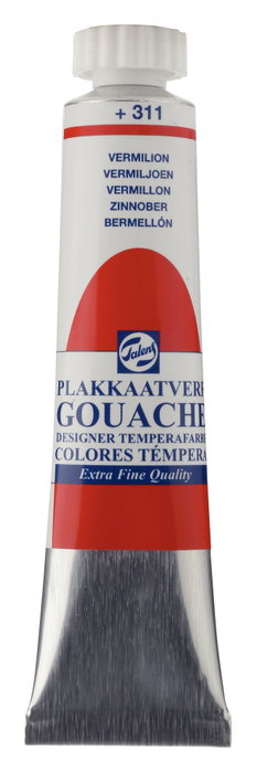 Talens Témpera Extra Fina Bermellón 311 - Tube 20 ml Talens Témpera Extra Fina Bermellón 311 - Tube 20 ml