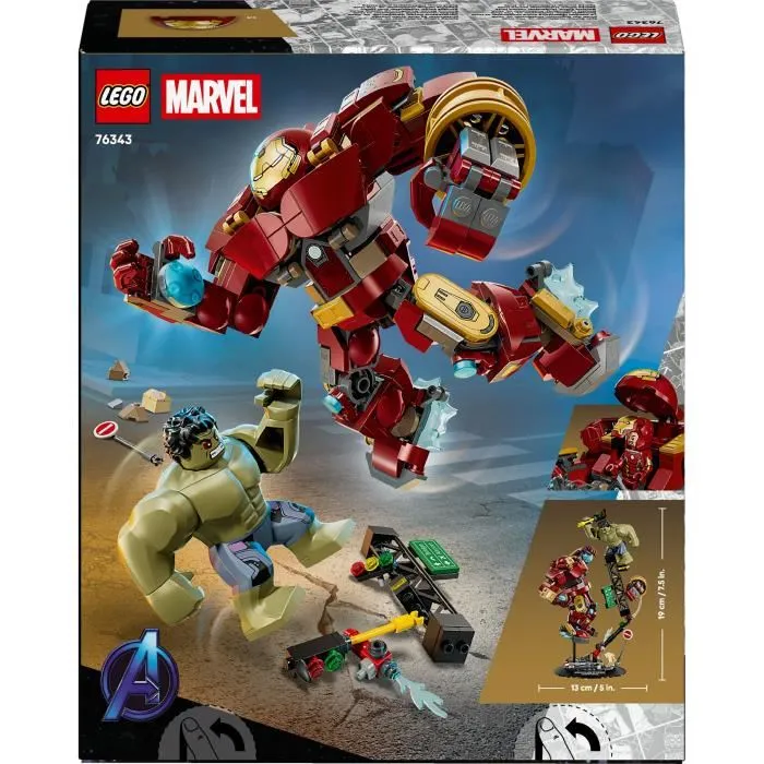LEGO Marvel Le Combat Légendaire entre Hulkbuster et Hulk 76343
