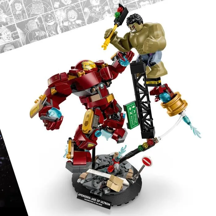 LEGO Marvel Le Combat Légendaire entre Hulkbuster et Hulk 76343