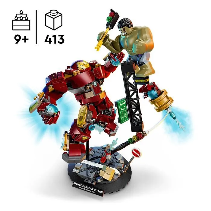 LEGO Marvel Le Combat Légendaire entre Hulkbuster et Hulk 76343