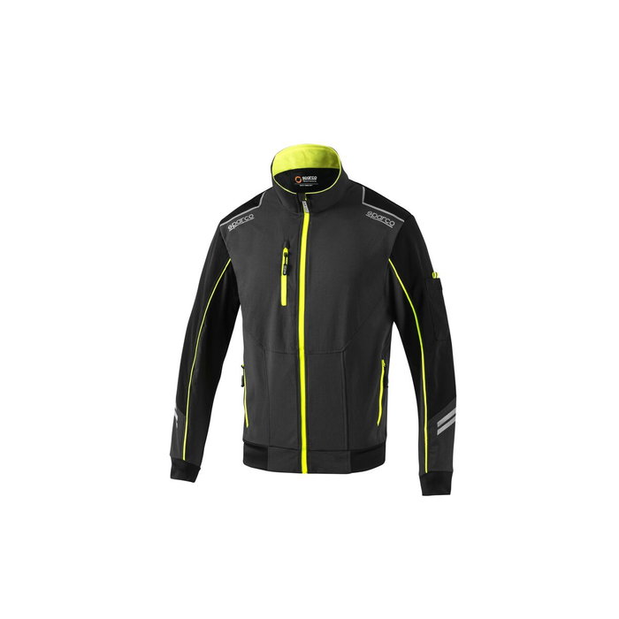 Sparco Veste Light-Shell Tech Taille S Gris/Jaune Fluo Sparco Veste Light-Shell Tech Taille S Gris/Jaune Fluo