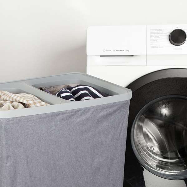 Color Baby Max Home-Cubo Colada 2 Compartiments Gris Oscur