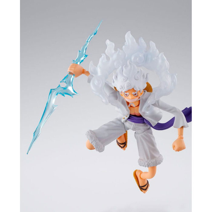 TAMASHII NATIONS - Figuarts Figure Articulée Monkey D. Luffy Gear 5 One Piece avec Accessoires - 15,5 cm TAMASHII NATIONS - Figuarts Figure Articulée Monkey D. Luffy Gear 5 One Piece avec Accessoires - 15,5 cm