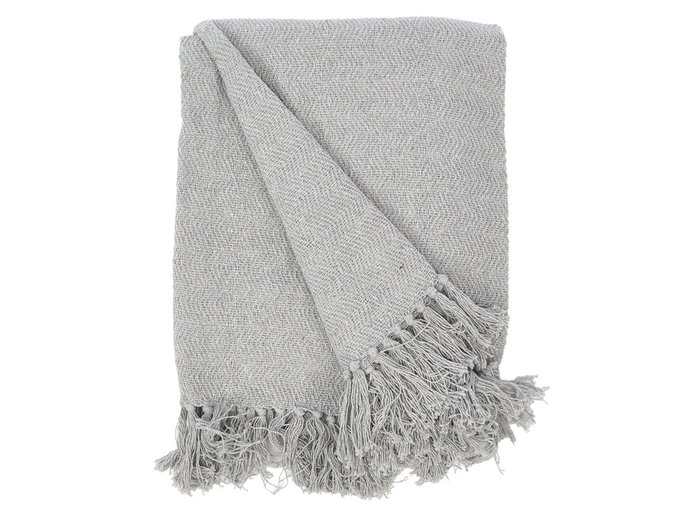GIFTDECOR MULTIUSOS POMPON GRIS 180X220CM