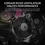 Corsair RS120 - Ventilateur PC PWM 120mm Noir - Refroidissement Silencieux et Efficace - Connecteur 4 Broches