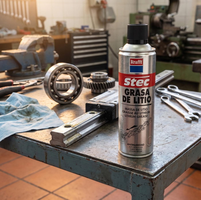 KRAFFT Graisse au lithium en spray 400 ml KRAFFT Graisse au lithium en spray 400 ml