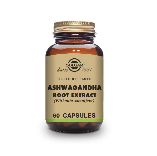 SOLGAR Ashwagandha (Withania somnifera) 60 Capsules végétales