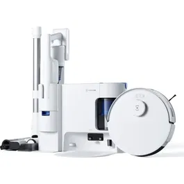 Ecovacs DEEBOT N20 COMBO Aspirateur Robot avec Station de Vidange Automatique - 10 000 Pa, 280 Min Autonomie, 1.5 L, Compatible Alexa/Google Assistant