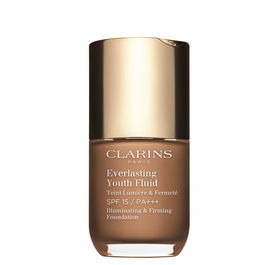 Clarins Everlasting Youth Fond de teint liquide SPF 15 - Teinte 115 Cognac - 30 ml - Maquillage visage