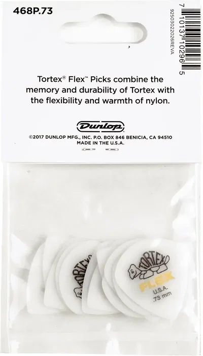 DUNLOP Pack 12 Picks Tortex Flex Jazz III - 0,73 mm