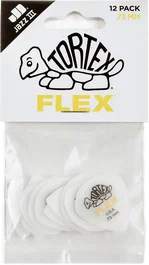 DUNLOP Pack 12 Picks Tortex Flex Jazz III - 0,73 mm