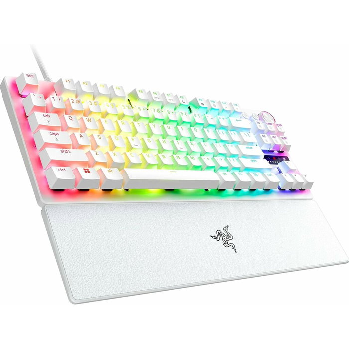 Clavier Razer Huntsman V3 Pro Blanc Espagnol Qwerty Clavier Razer Huntsman V3 Pro Blanc Espagnol Qwerty