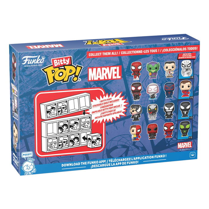 Funko Bitty POP! Marvel Spider-Man - Pack de 4 figurines Vinyle Series 1