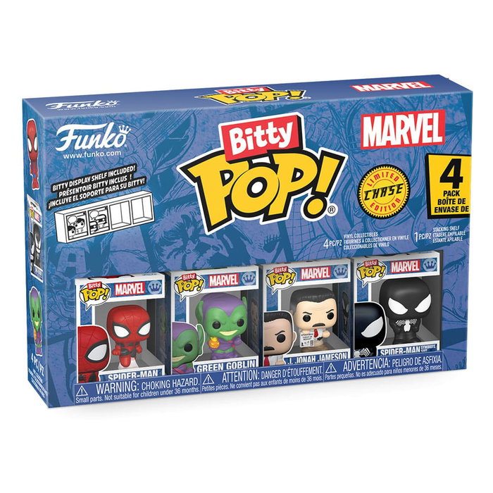 Funko Bitty POP! Marvel Spider-Man - Pack de 4 figurines Vinyle Series 1