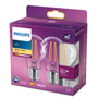 Philips LED Classic 60W Standard E27 Blanc Chaud (Lot de 2)