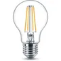 Philips LED Classic E27 60W Blanc Chaud Non Dimmable, Lot de 2 Ampoules, Classe Énergétique E