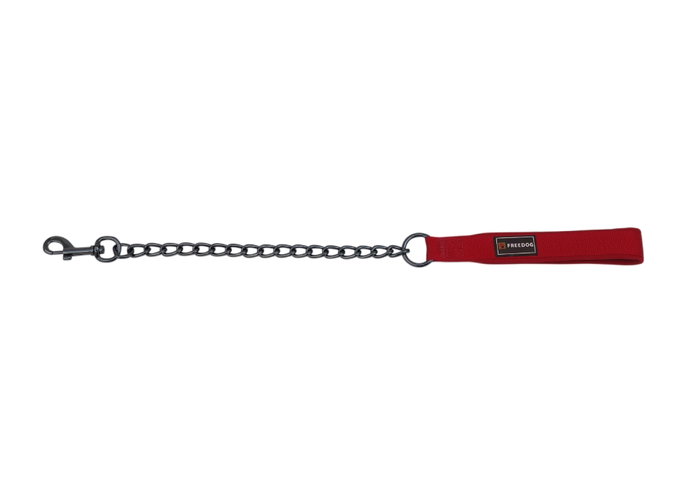 Freedog Laisse Métallique Rouge 60 cm Freedog Laisse Métallique Rouge 60 cm