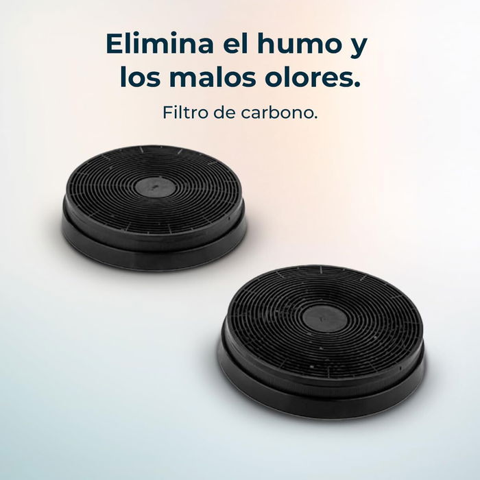 Hotte Conventionnelle Cecotec Bolero Flux TT 608000 Slim Glass 60 cm Blanche A++