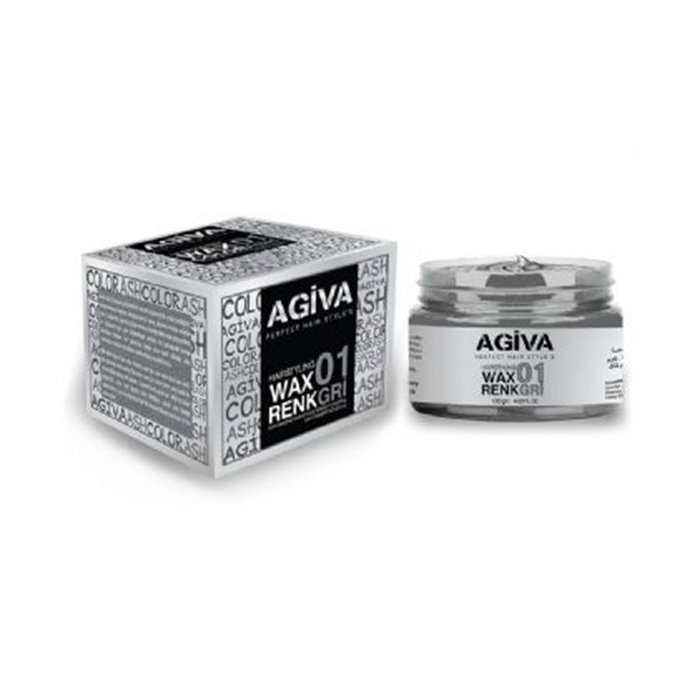 Agiva Hairpigment Wax 01 Color Ash 120g Agiva Hairpigment Wax 01 Color Ash 120g