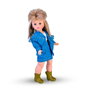 Nancy Colección Nac64000 - Poupée Punk avec Look Denim, Cheveux Crépés et Veste Oversize, Réédition Année 1989