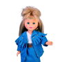 Nancy Colección Nac64000 - Poupée Punk avec Look Denim, Cheveux Crépés et Veste Oversize, Réédition Année 1989