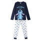 Cerdá Pyjama Long en Jersey Single Stitch pour Adolescent 14 Ans - Taille 14 Ans - Bleu