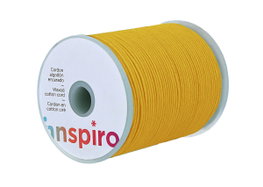 Innspiro Cordon en coton ciré jaune 3,0 mm, 50 m