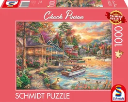 Schmidt Puzzle 1000 pièces Paysage en Or du Soir