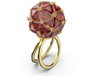 Swarovski Bague 5630295 rouge en acier inoxydable