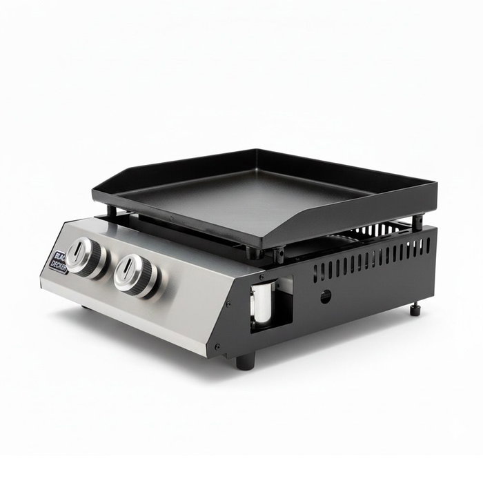 Black+Decker Bxop4900e Plancha à gaz avec 2 brûleurs, 580 x 360 mm Black+Decker Bxop4900e Plancha à gaz avec 2 brûleurs, 580 x 360 mm