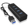 Icy IB-HUB1409-U3 Hub USB 3.0 à 4 ports USB-A