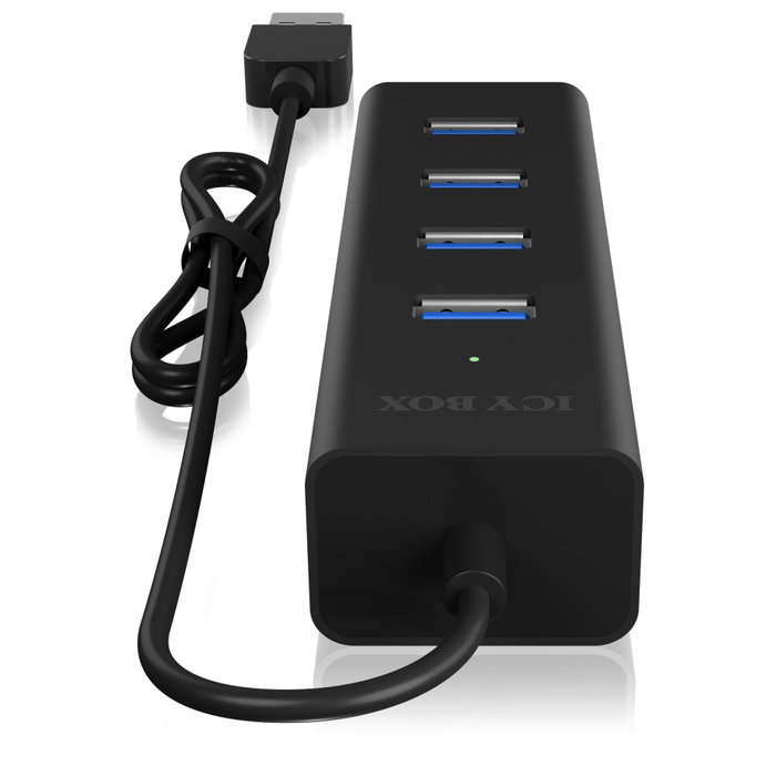 Icy IB-HUB1409-U3 Hub USB 3.0 à 4 ports USB-A