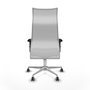 Piqueras y Crespo Chaise de Bureau Albacete Gris et Blanc